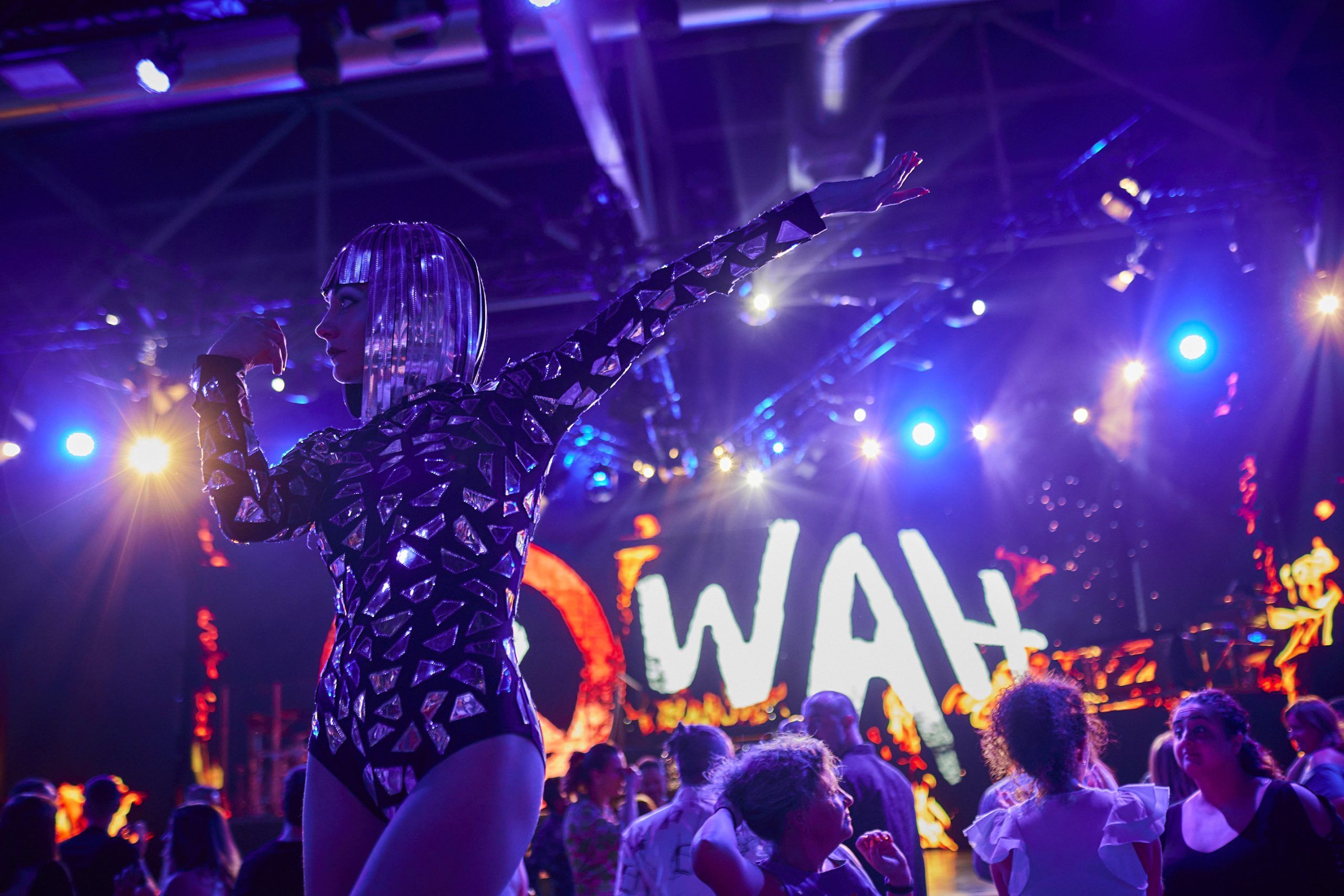 miembros del elenco en WAH para eventos para empresas en madrid