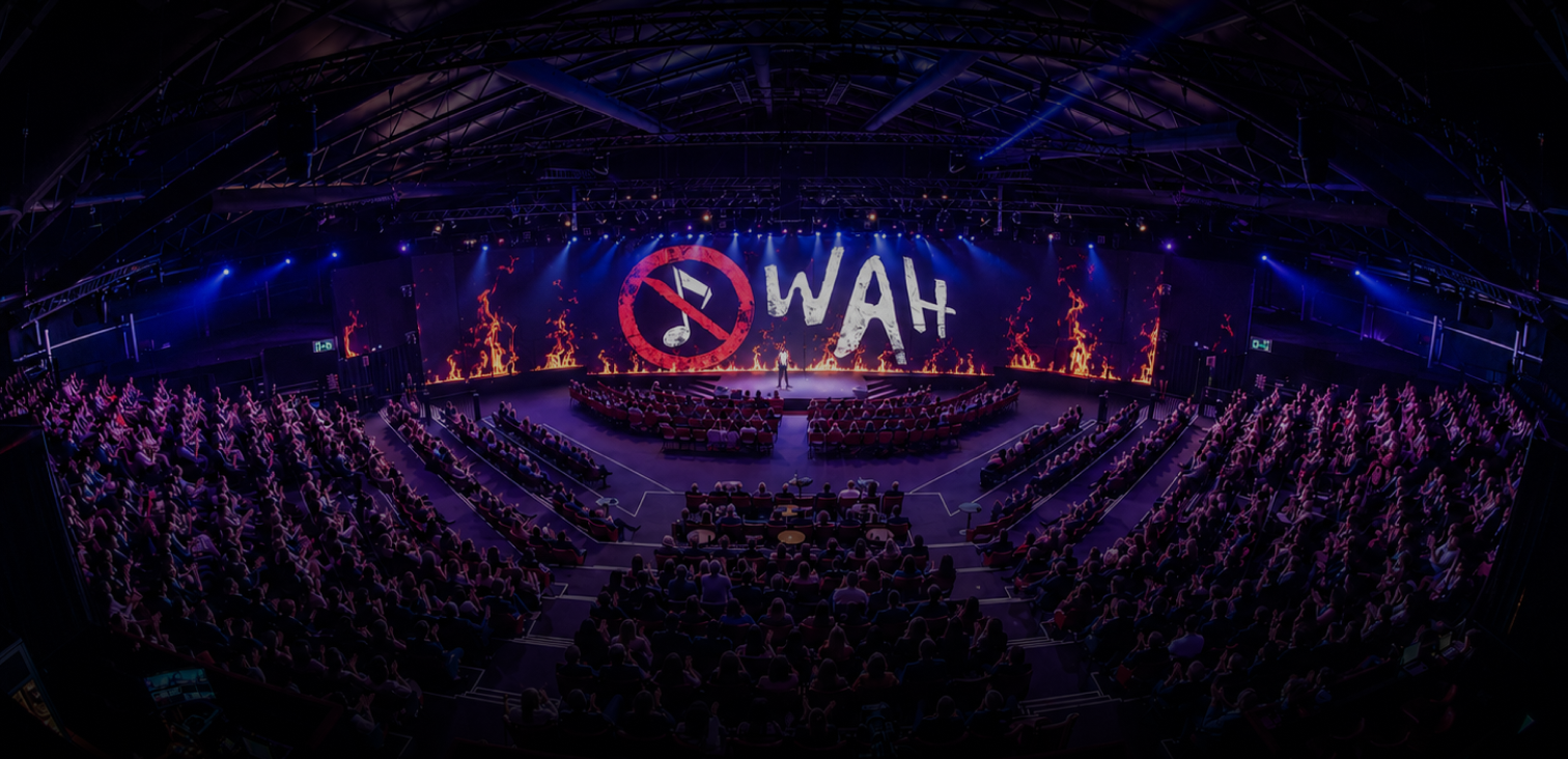WAH show realizando un evento corporativo en Madrid