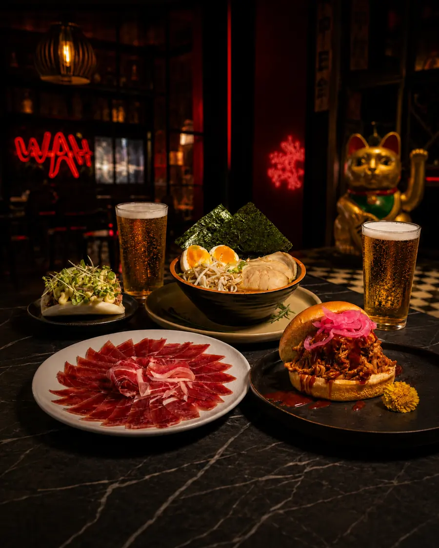 Selección gastronómica del Food Hall WAH