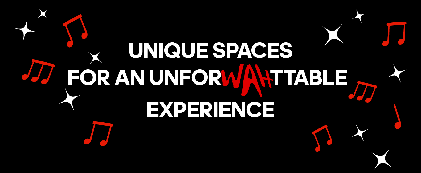 Unique spaces for an unforWAHttable experience